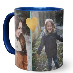 Blue panoramic mug 300 ml